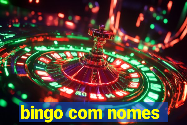 bingo com nomes